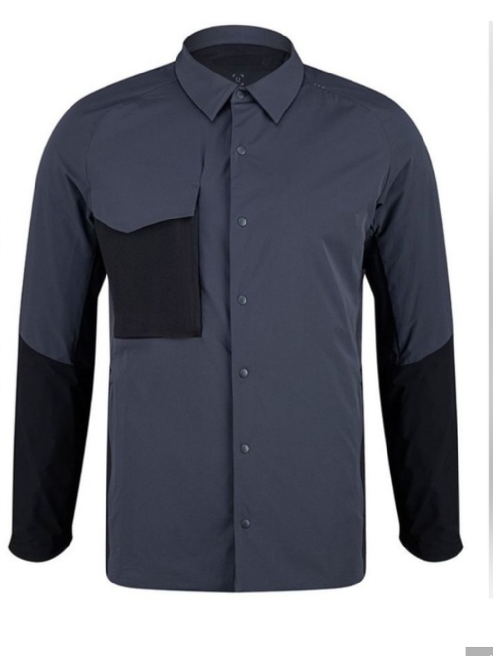 Lululemon x Wilderness Escape & Explore Button Up Long Sleeve XL Black/Gray